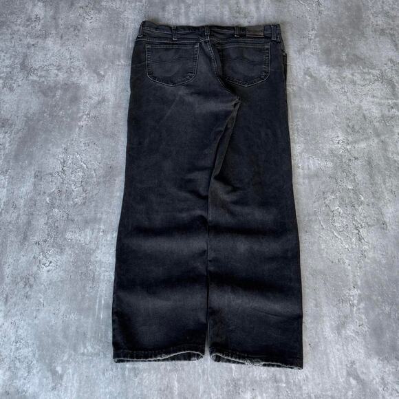 Vintage Y2K Faded Black Levi’s Style Grunge Opium Denim Jeans - Picture 1 of 5